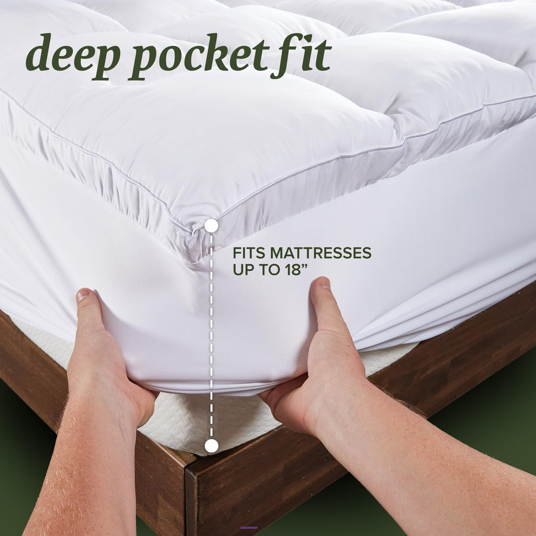 Beckham Queen Mattress Pad – Extra Plush