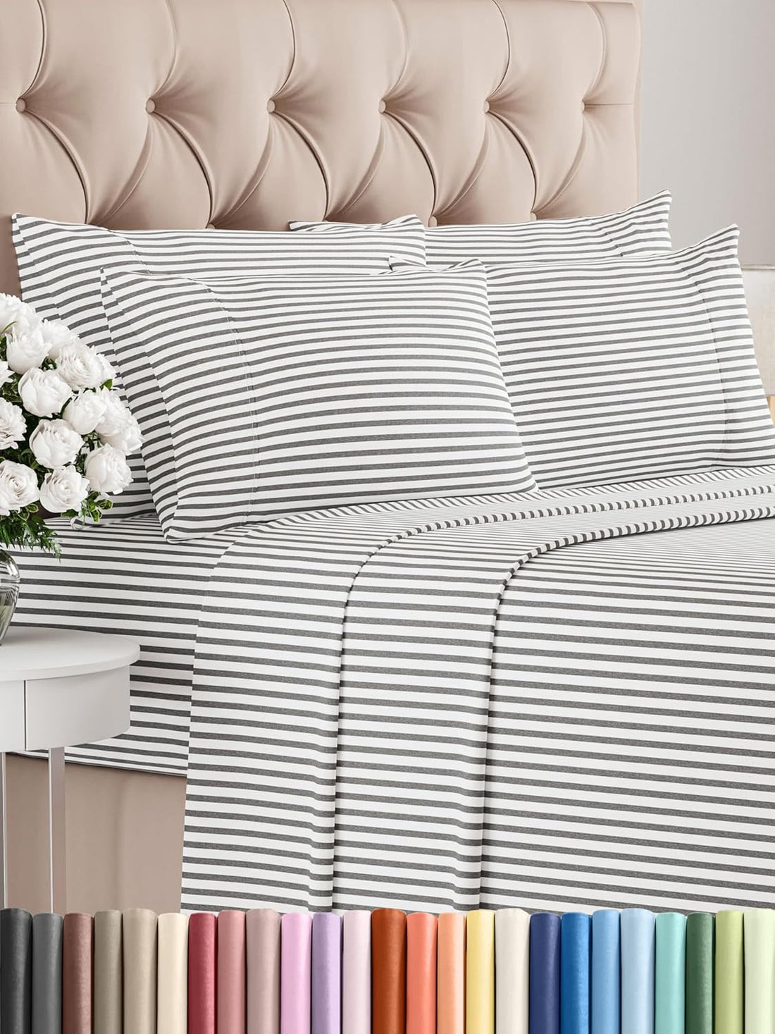 Queen 6PC Ultra Soft Sheet Set – White