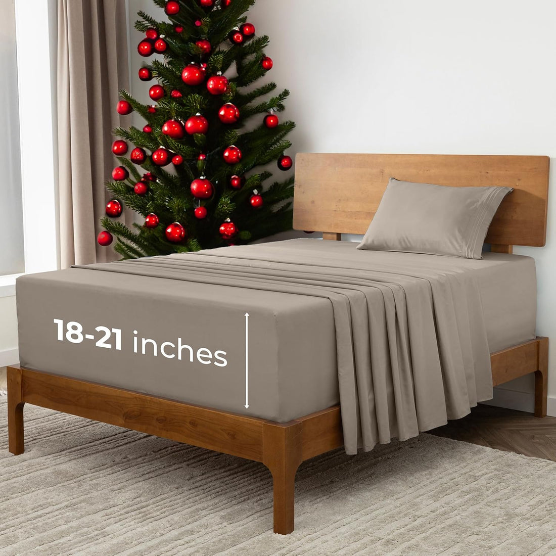 Mellanni Queen Sheet Set – 4PC White