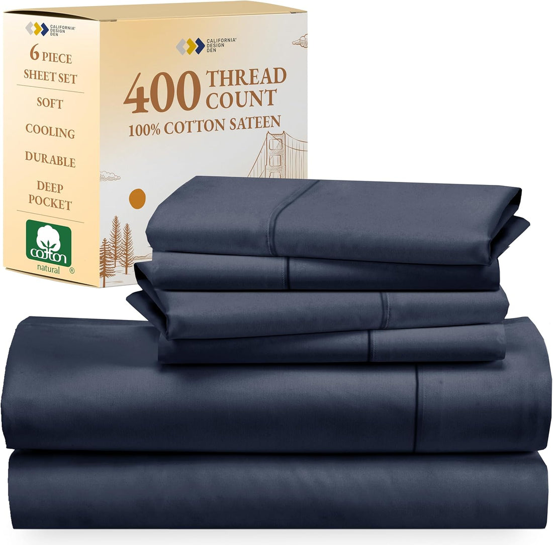 California Design Den Queen Sheets – 400 TC