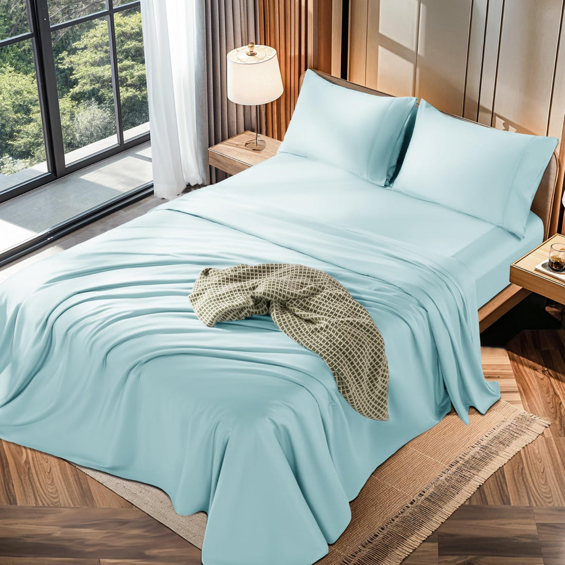 LBRO2M Cotton Sheets – King, Dark Grey