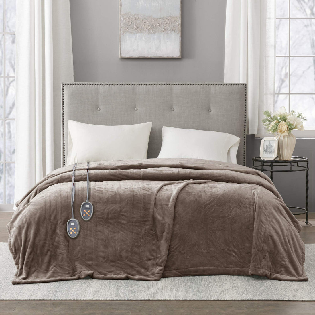 Beautyrest Electric Blanket – Full Grey