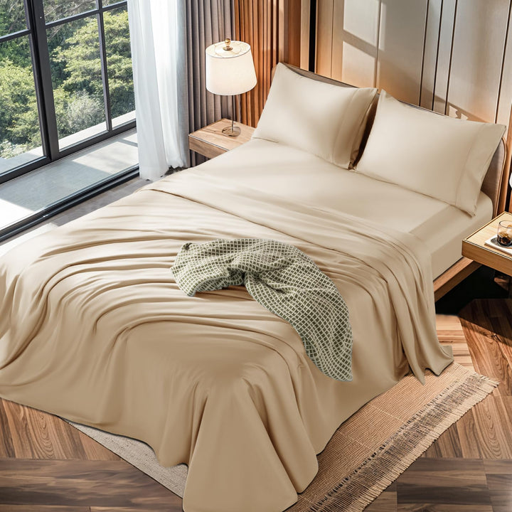 LBRO2M Cotton Sheets – King, Dark Grey