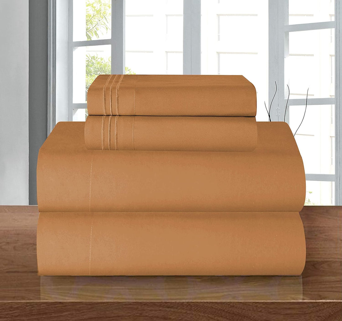 Elegant Comfort Twin Sheet Set – Grey