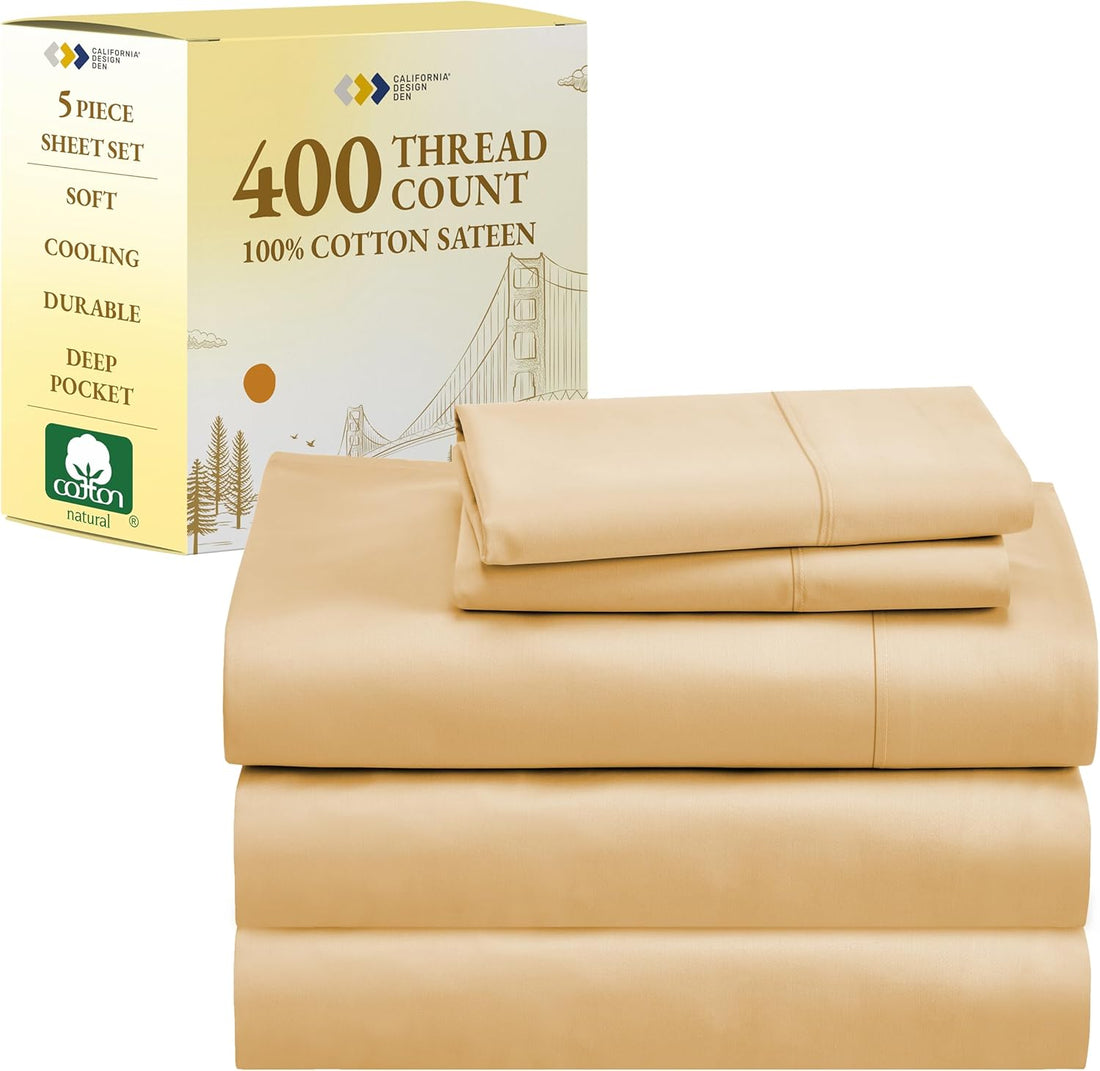 California Design Den Queen Sheets – 400 TC