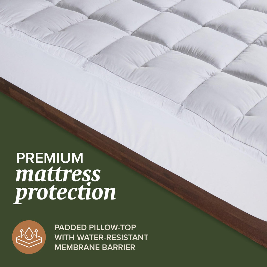 Beckham Queen Mattress Pad – Extra Plush
