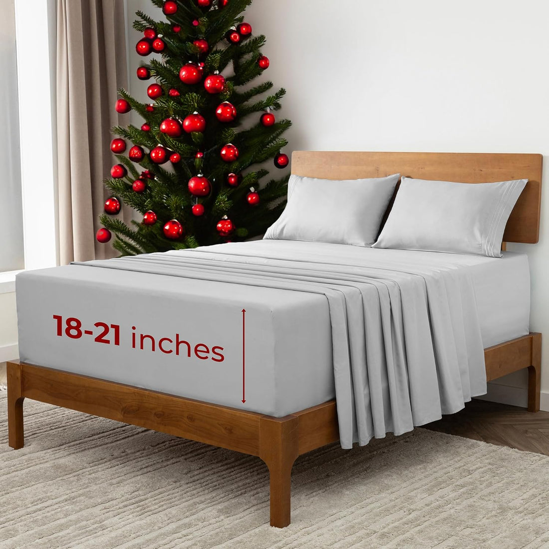 Mellanni Queen Sheet Set – 4PC White