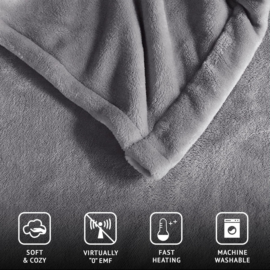 Beautyrest Electric Blanket – Full Grey