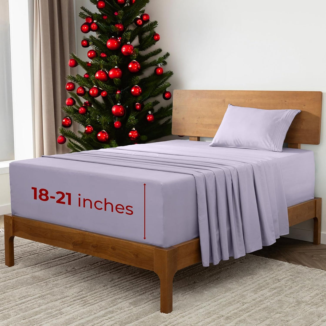 Mellanni Queen Sheet Set – 4PC White