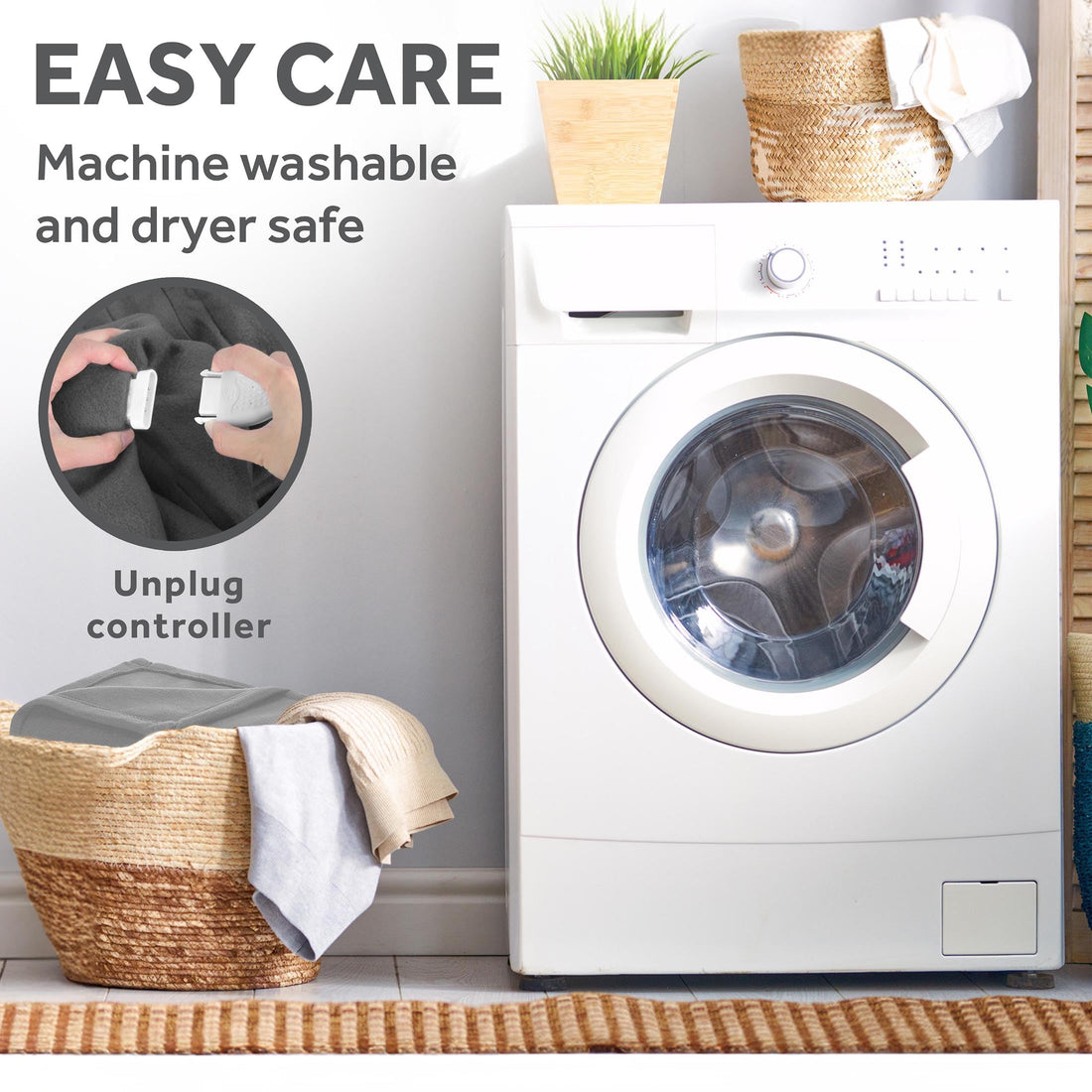 Sunbeam Electric Blanket – Full Mushroom