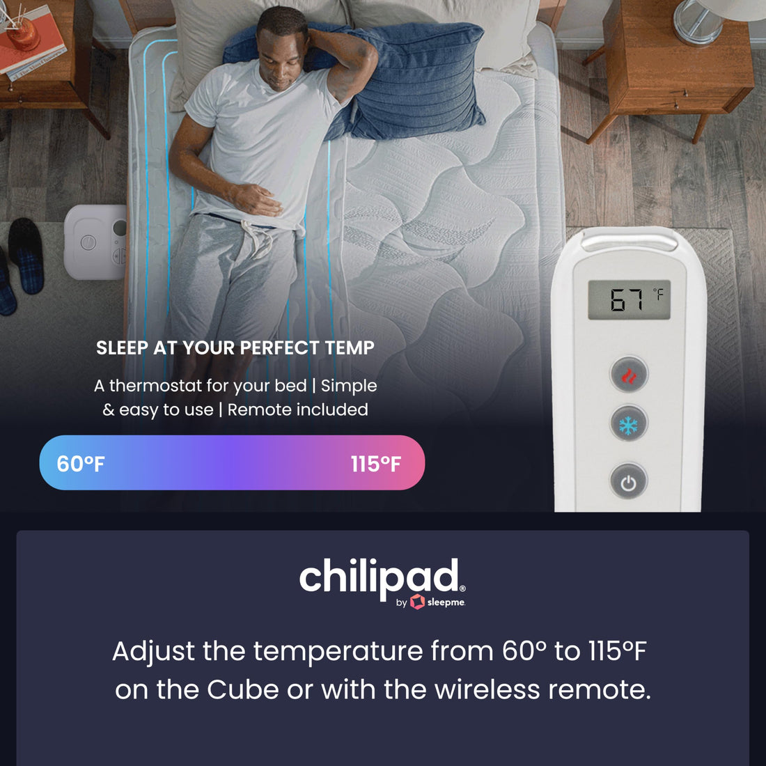 Chilipad Cube Mattress Topper – Half Queen
