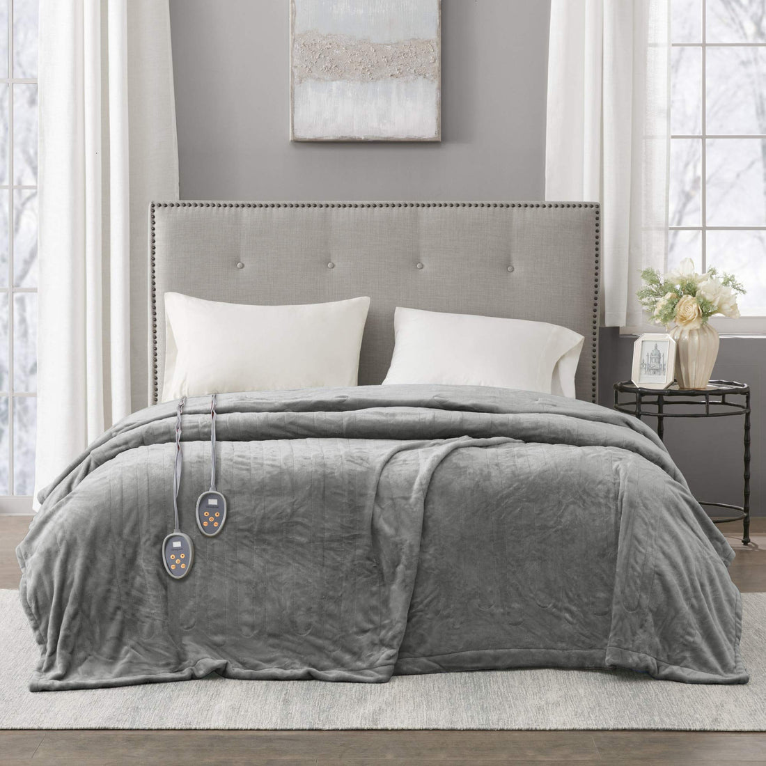 Beautyrest Electric Blanket – Full Grey