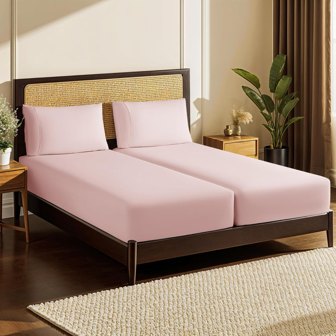 LBRO2M Egyptian Cotton Sheet Set – Queen, White