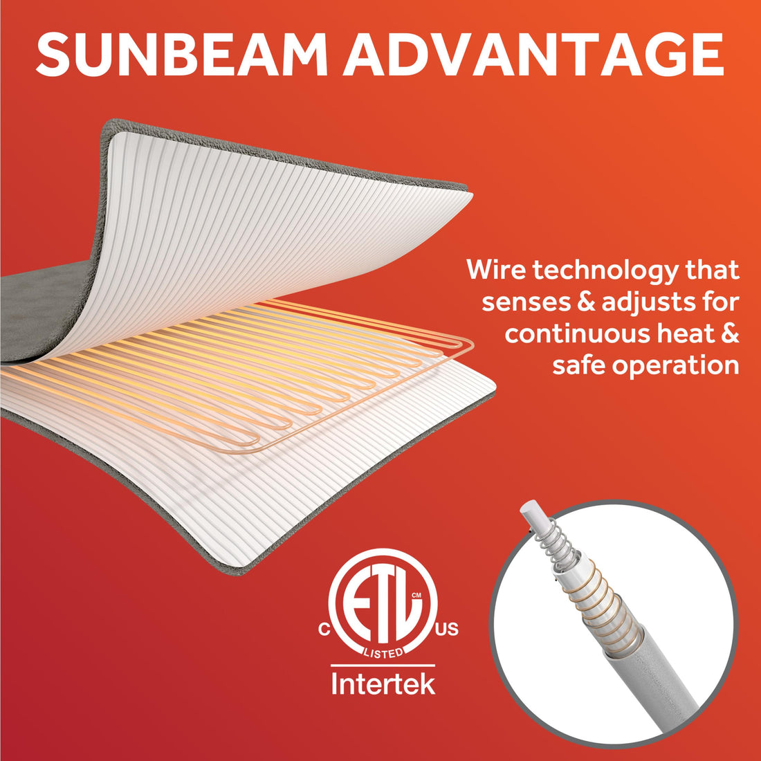Sunbeam Electric Blanket – Full Mushroom