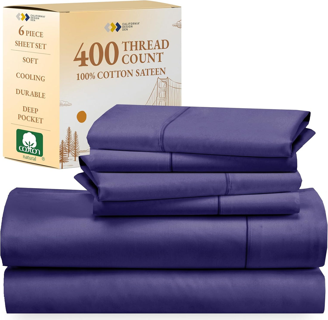 California Design Den Queen Sheets – 400 TC