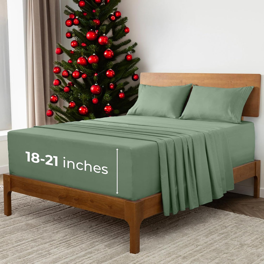 Mellanni Queen Sheet Set – 4PC White