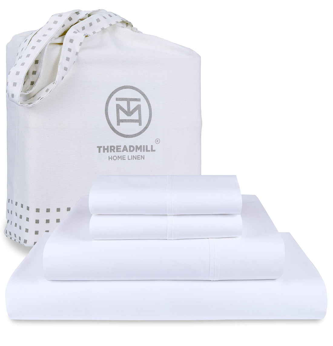 Threadmill Supima Cotton Sheet Set – King, White