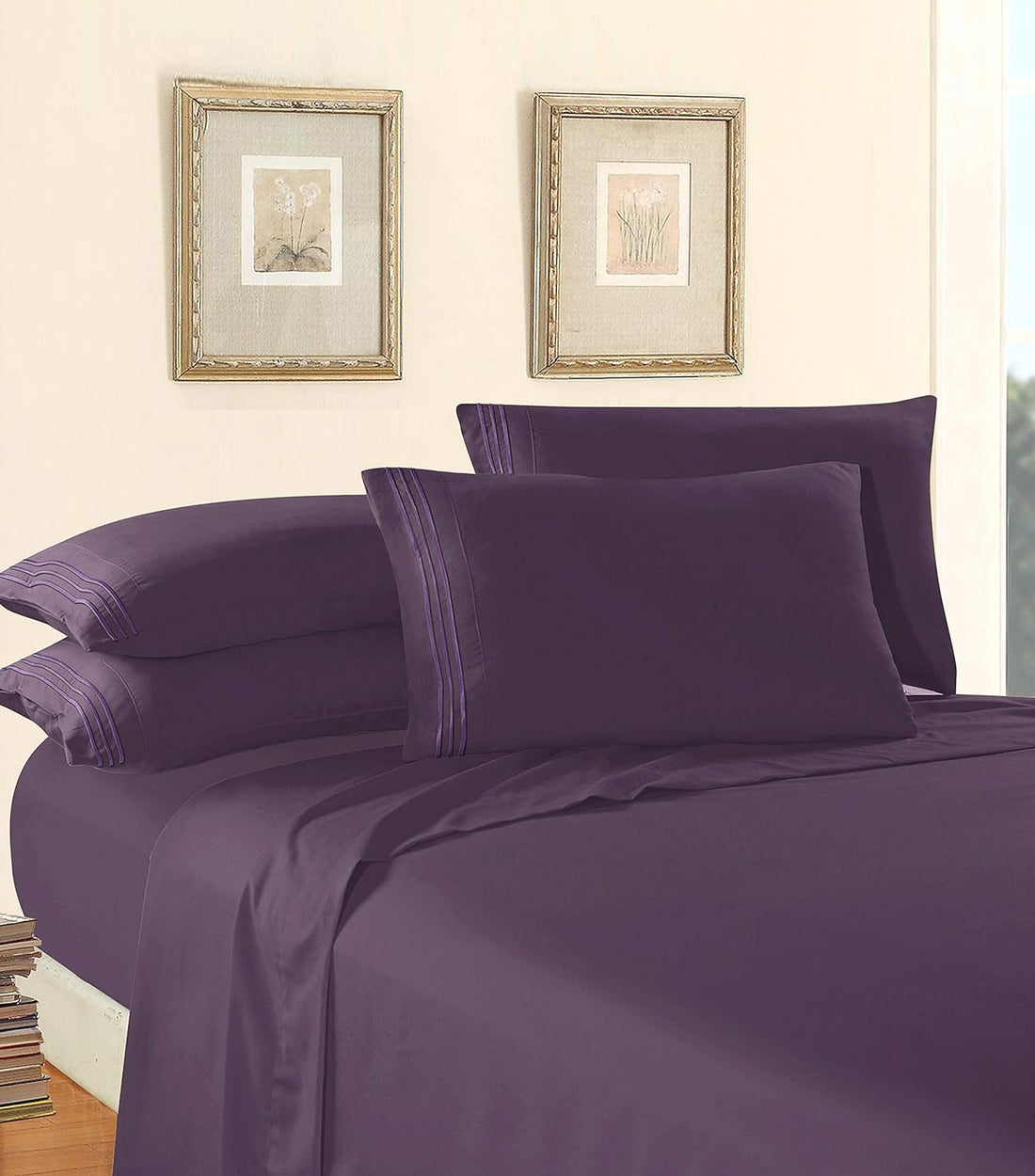 Elegant Comfort Twin Sheet Set – Grey