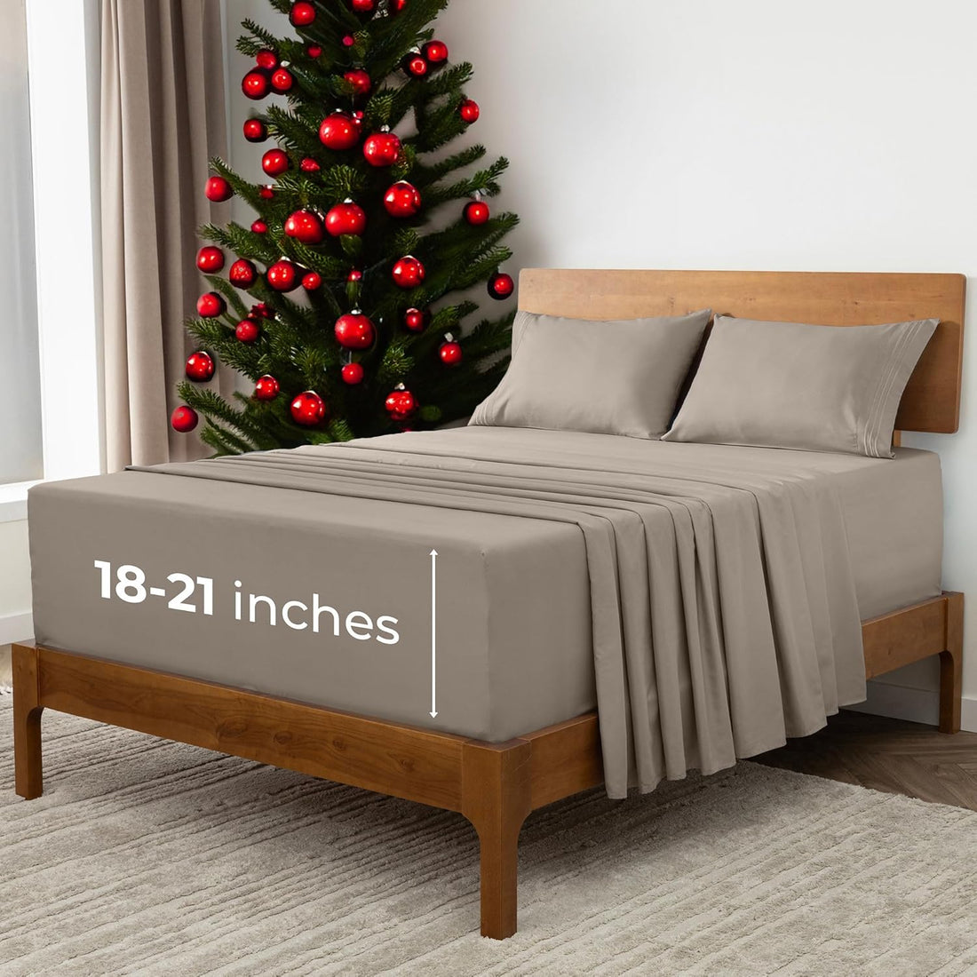 Mellanni Queen Sheet Set – 4PC White