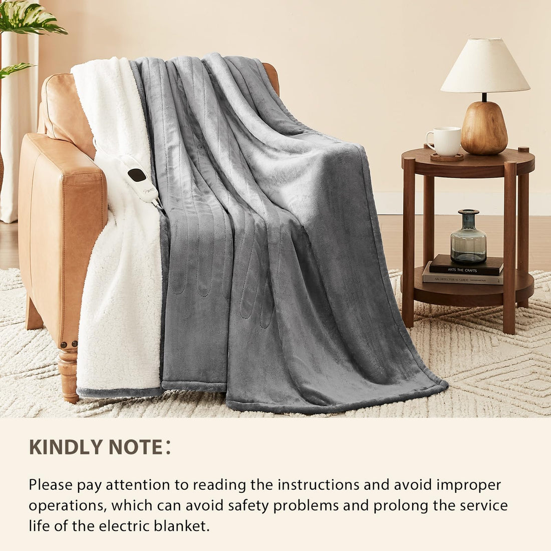 Homemate Heated Throw – 50"x60"