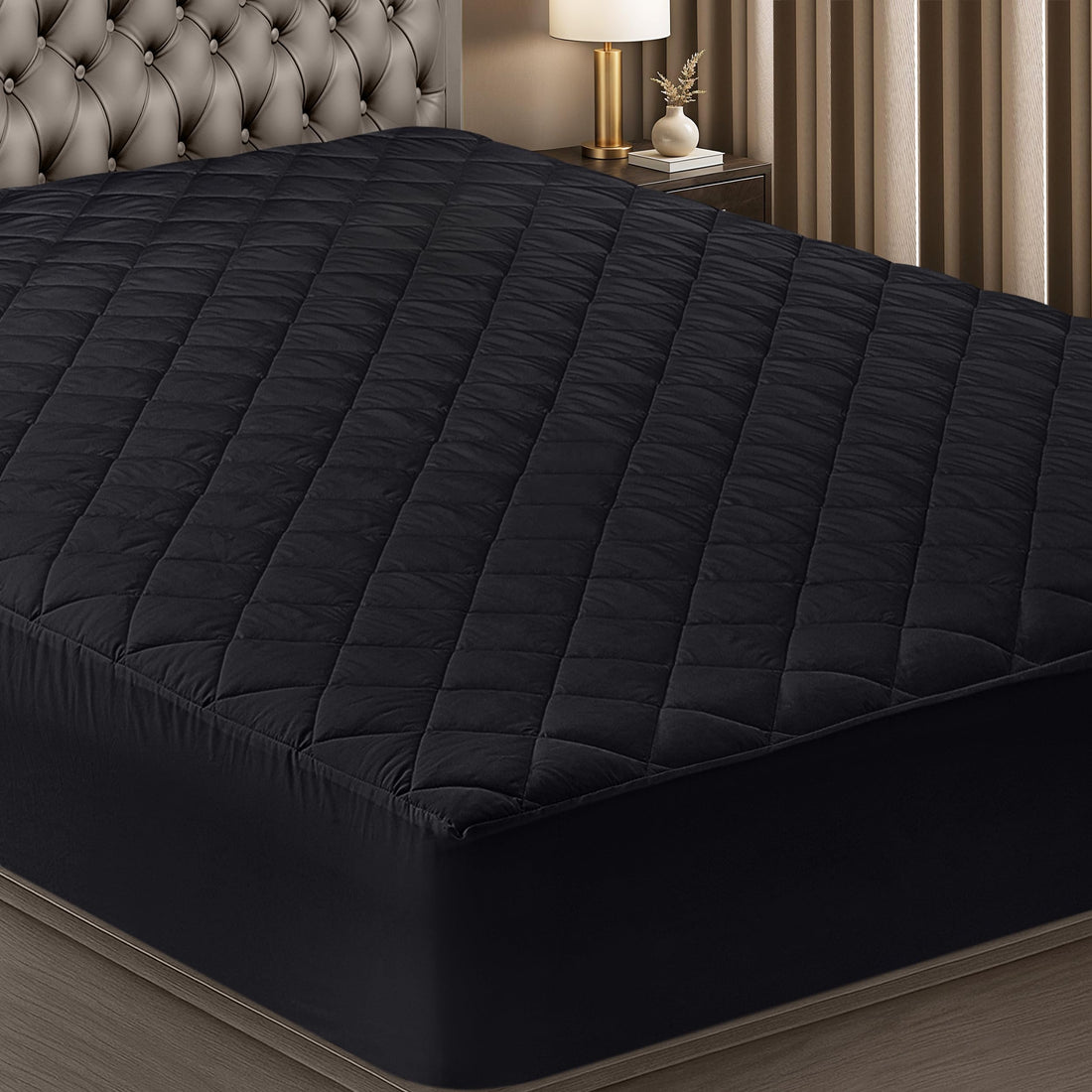 Utopia Quilted Mattress Pad – Queen, White