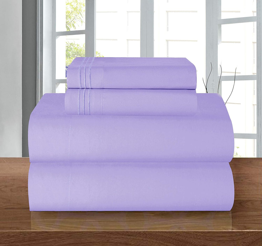 Elegant Comfort Twin Sheet Set – Grey