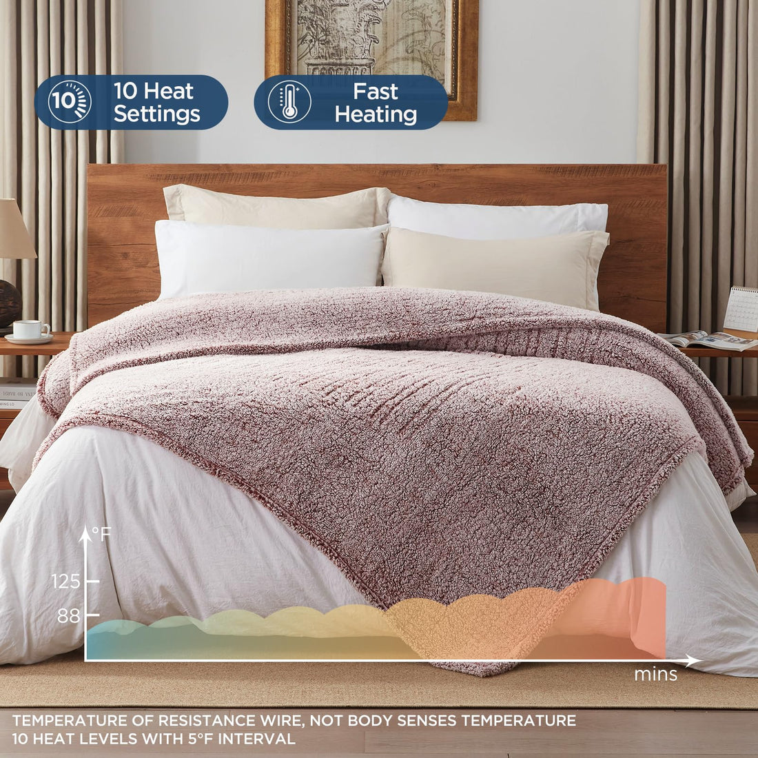 Westinghouse King Electric Blanket – Dark Grey