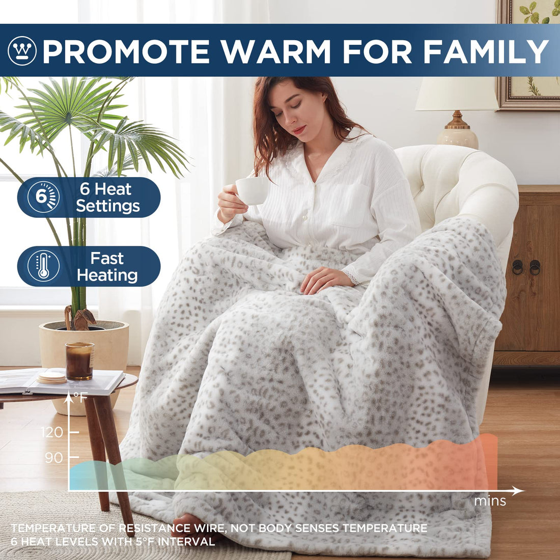 Westinghouse King Electric Blanket – Charcoal