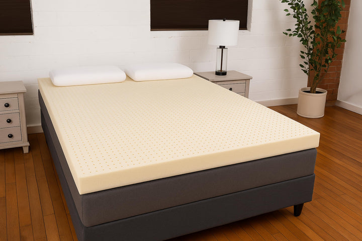 Talalay Latex Mattress Topper - Firm - 3" - Queen