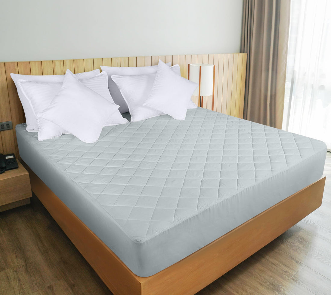 Utopia Quilted Mattress Pad – Queen, White