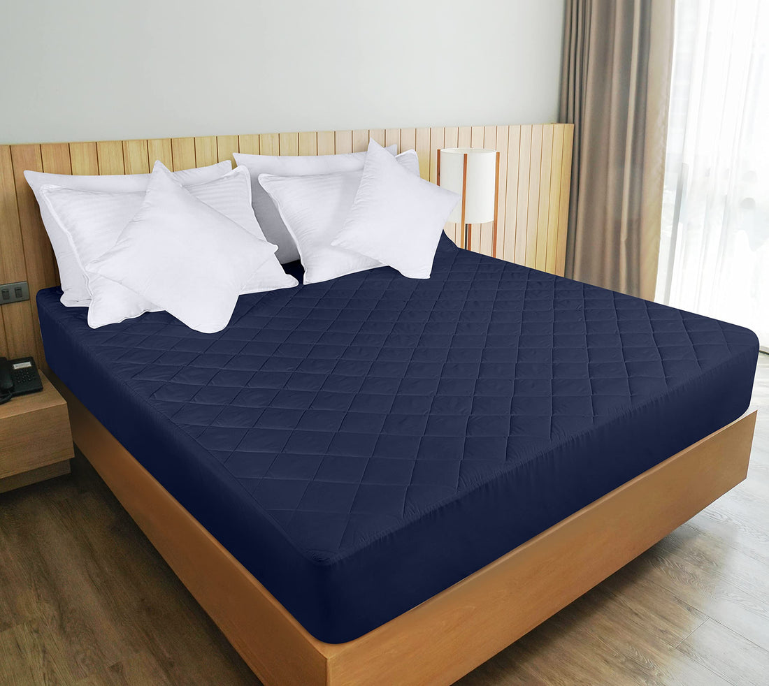 Utopia Quilted Mattress Pad – Queen, White