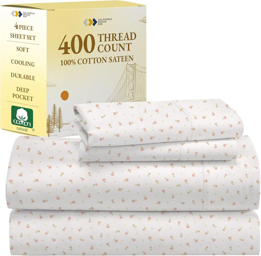 California Design Den Queen Sheets – 400 TC