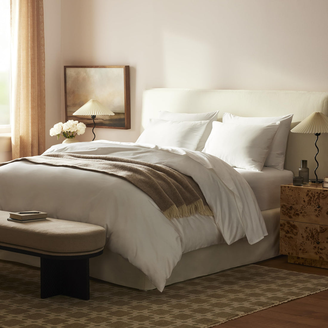 Brooklinen Sateen Sheet Set – Queen, Cream