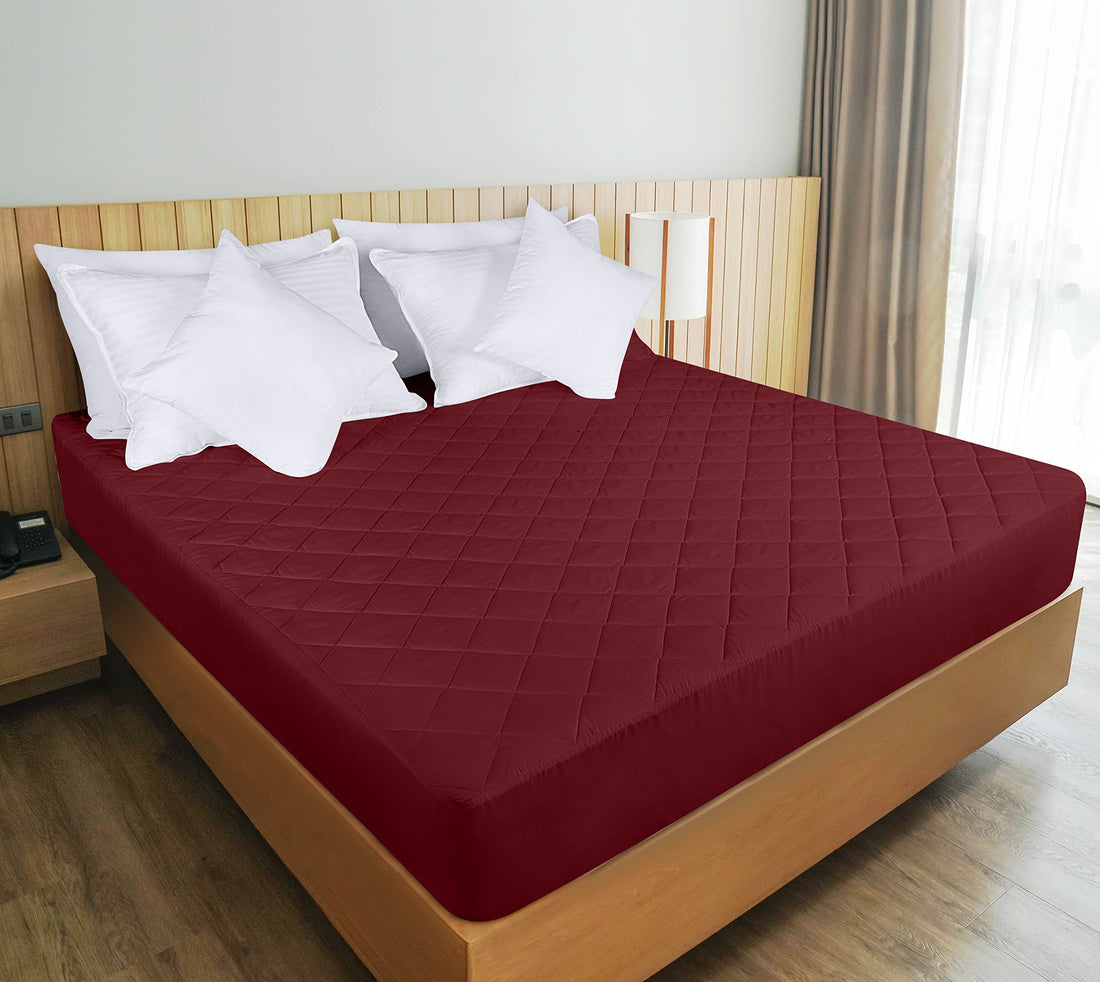 Utopia Quilted Mattress Pad – Queen, White
