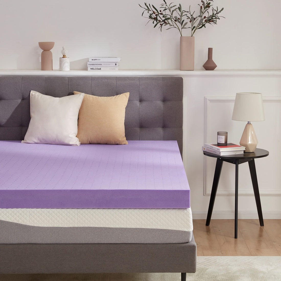 SINWEEK 2" Gel Memory Foam Topper – Twin