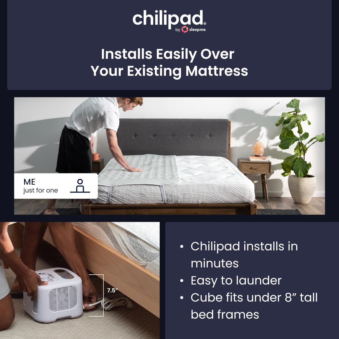 Chilipad Cube Mattress Topper – Half Queen