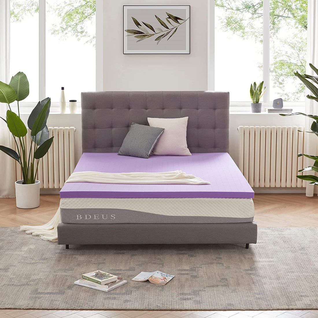 SINWEEK 2" Gel Memory Foam Topper – Twin