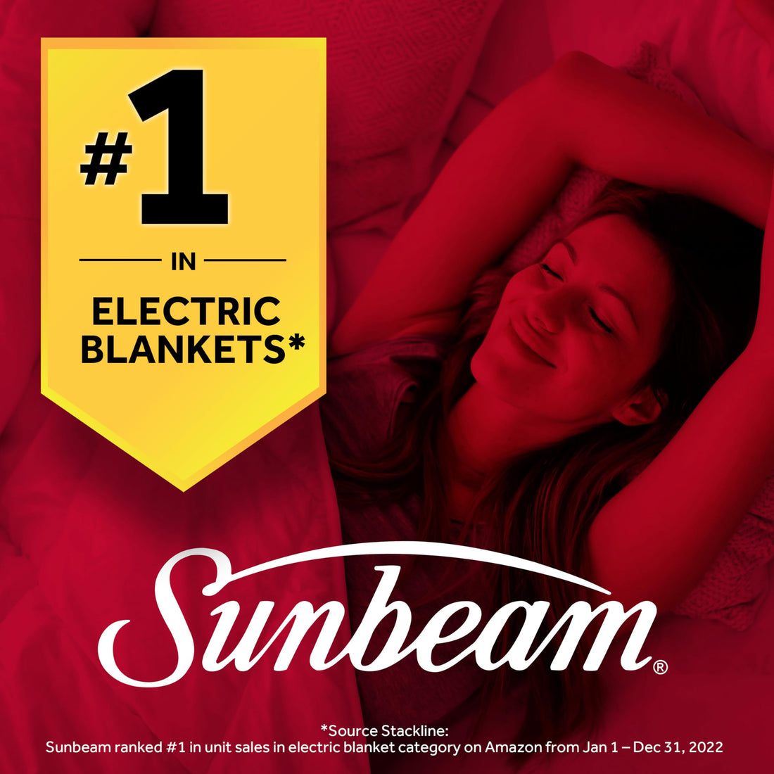 Sunbeam Electric Blanket – Full Mushroom
