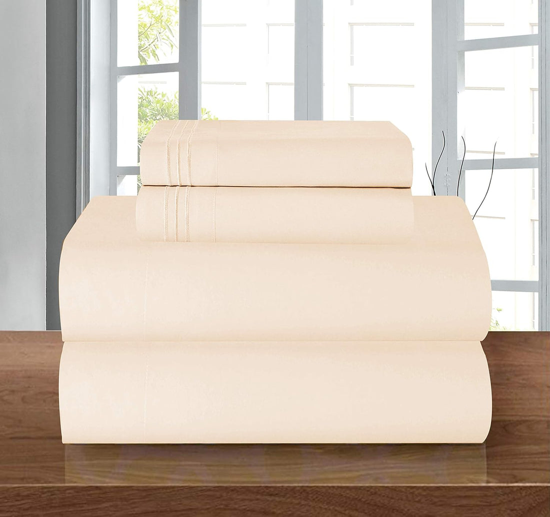 Elegant Comfort Twin Sheet Set – Grey