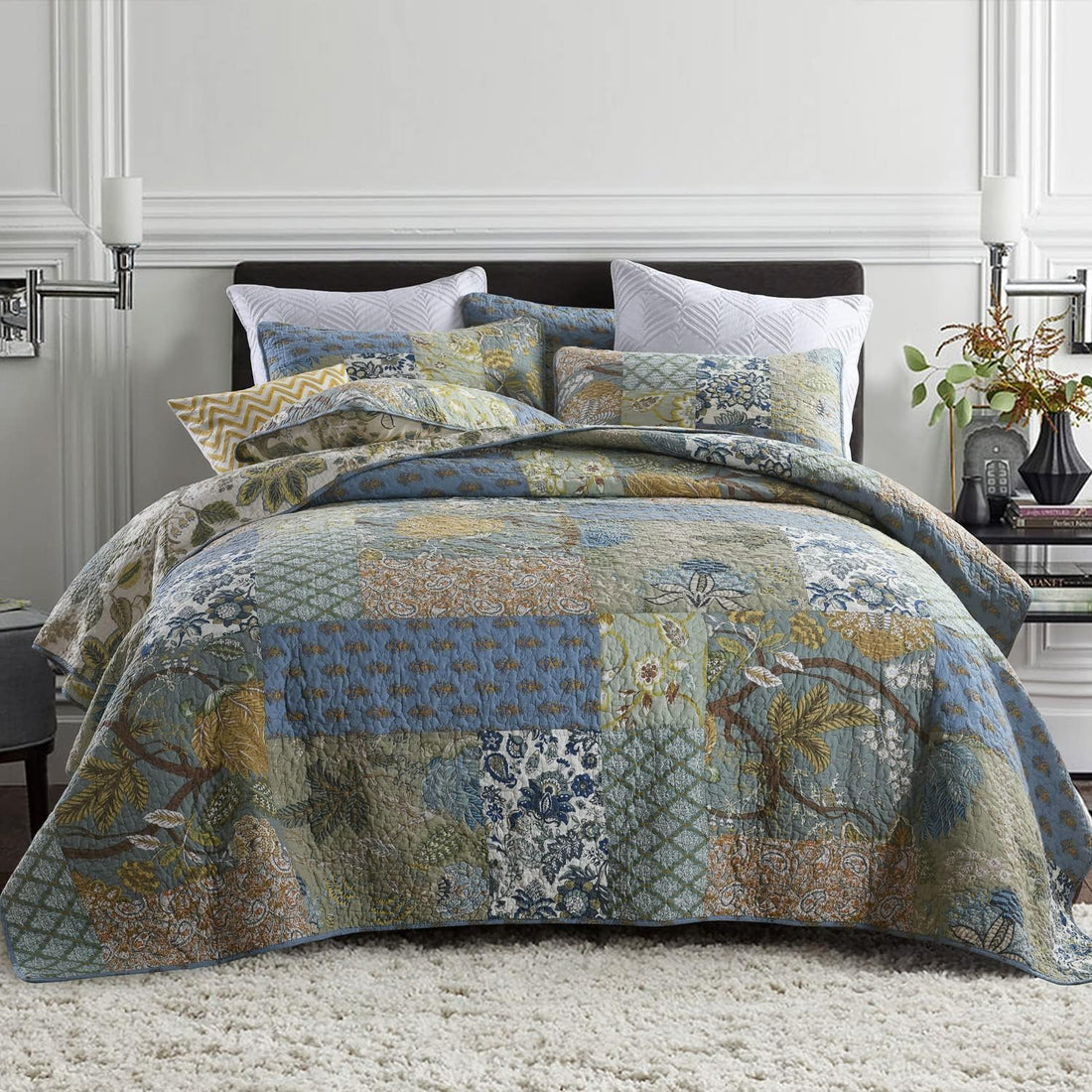 Secgo King Cotton Quilt Set