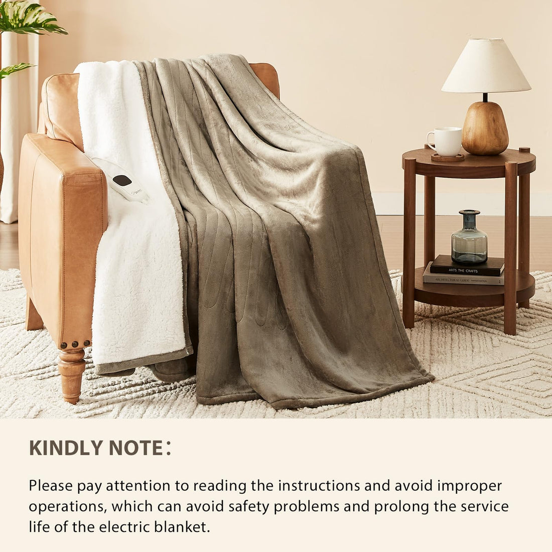 Homemate Heated Throw – 50"x60"