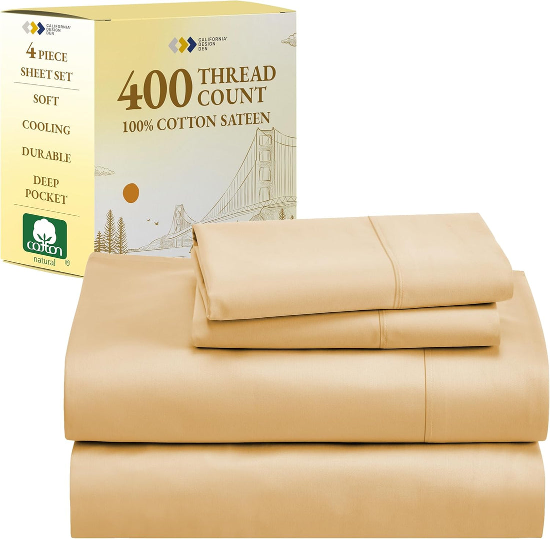 California Design Den Queen Sheets – 400 TC