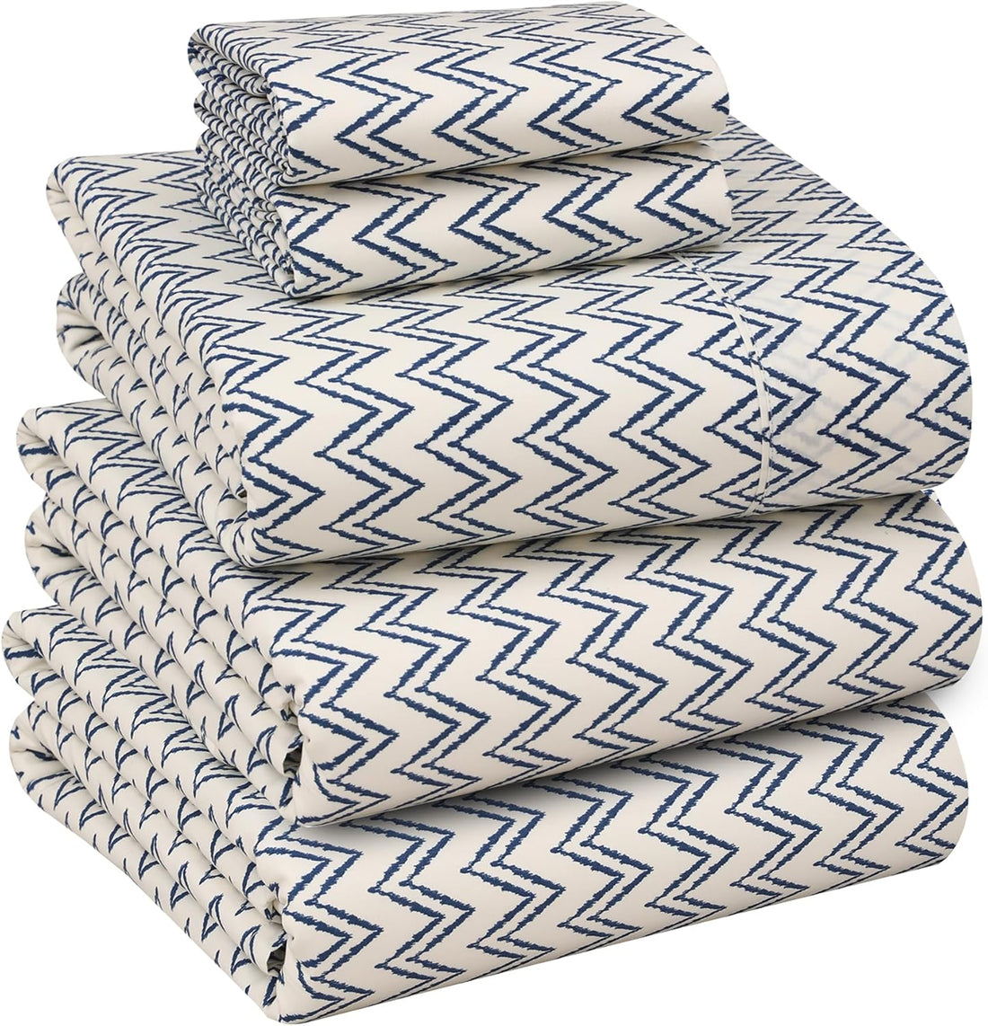 RUVANTI Split King Cotton Sheet Set – Floral, 5PC