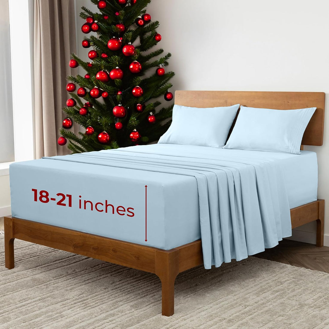 Mellanni Queen Sheet Set – 4PC White