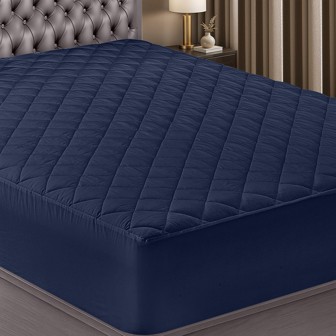 Utopia Quilted Mattress Pad – Queen, White