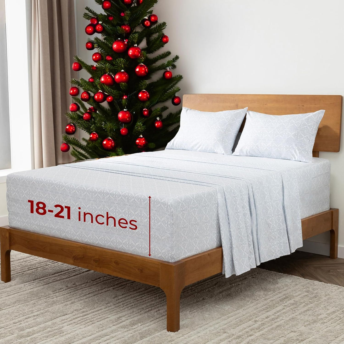 Mellanni Queen Sheet Set – 4PC White