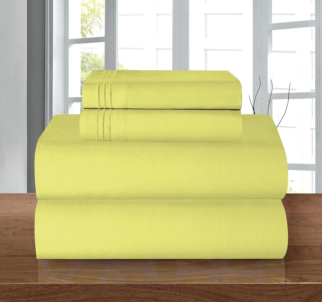 Elegant Comfort Twin Sheet Set – Grey