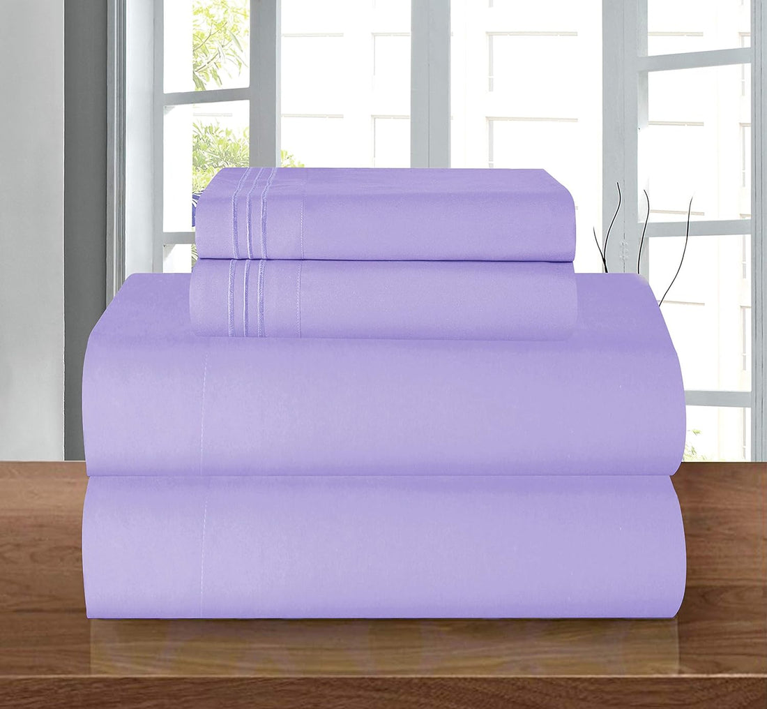 Elegant Comfort Twin Sheet Set – Grey