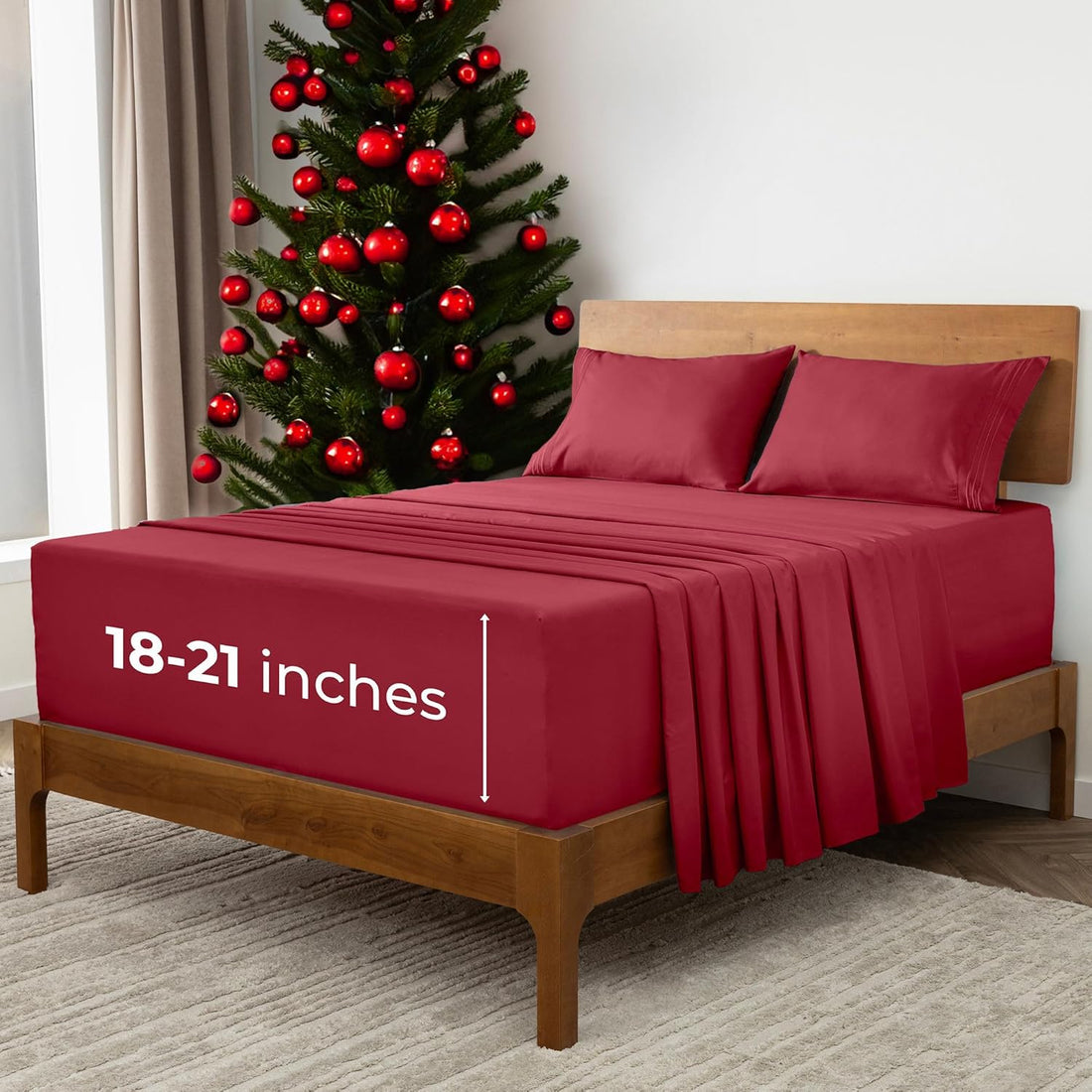 Mellanni Queen Sheet Set – 4PC White