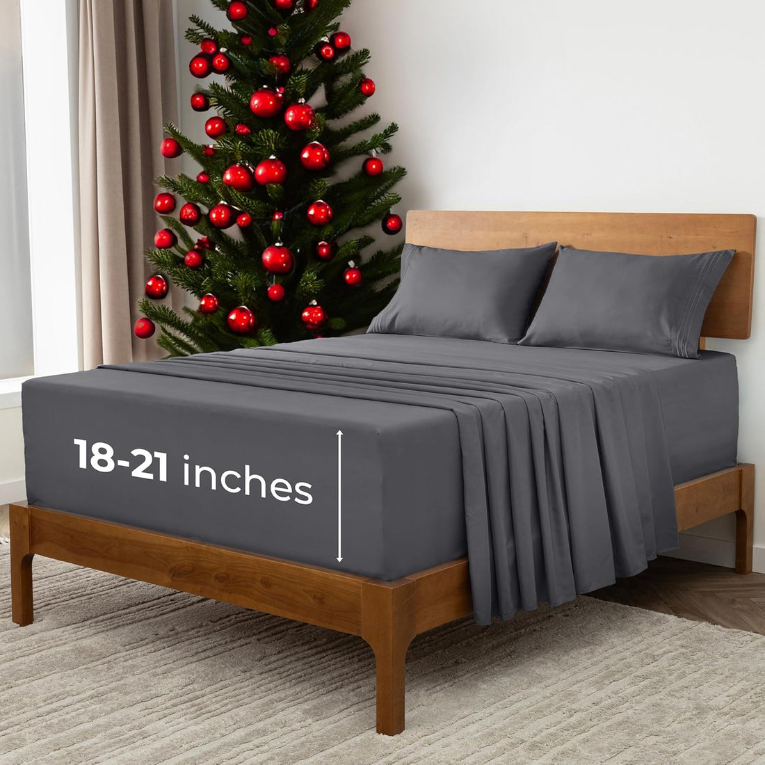 Mellanni Queen Sheet Set – 4PC White